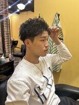バーニーズ(BARNEYS)&nbsp;Pin perm spiky short