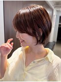 ショートショートボブショートヘア大人ショート耳掛けショート