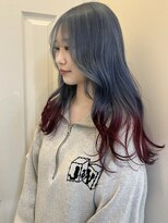 チーカ(chica)&nbsp;iceblue×red