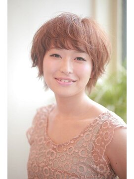 ヘアアンドメイク エジェリ(hair&make egerie) キャラメルショート ハイライト 恵比寿