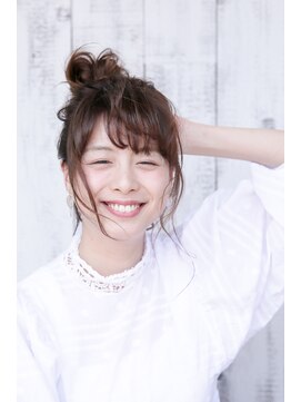 サンリサ 鴻巣店(sanRisa) ちょっぴり抜け感のあるお団子ヘア！