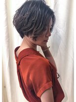 ヘアーラウンジトリップ(hair lounge TRiP)&nbsp;30代40代大人カッコいいひし形ショートボブ