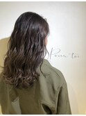 ハイライト×アッシュグレージュ