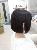 大人美髪ワンレングスシークレットラウンドボブ☆