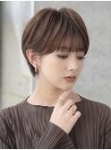 前髪あり大人ショート20代30代40代【AIN.表参道】川原大地