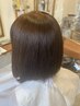 【カラー】【平日限定】カット＋髪質改善カラー(白髪染め含)ブリーチなし　