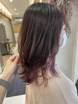 ベルバイヘアスイッチ(by hairswitch)&nbsp;ミディアムウルフにピンクインナー