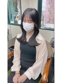 色気のあるナチュラル韓国ヘア【和歌山】