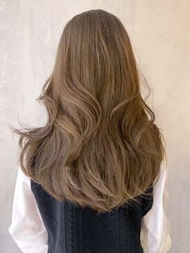 アイティー バイ アルバム 中野店(IT by ALBUM) レイヤーカットオリーブベージュ_外ハネボブ_ba363441