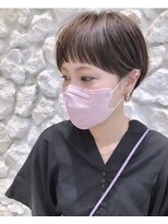 モアナバイヘッドライト 小田原店(Moana by HEADLIGHT)&nbsp;Moana【小田原】#マッシュショート#オン眉#ベージュカラー