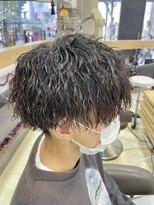 ゼスト 吉祥寺店(ZEST)&nbsp;ブリーチ毛でもこのパーマ感！　ツイストスパイラル　島田優斗