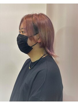 スモールバンブー small-bamboo ヘアーサロン ロング × ピンクベージュ