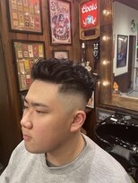 ヘアーデザイン スワロー(hair design Swallow) メンズ 強めのくるくるパーマ