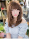 ウザバングくせ毛風小顔ショコラベージュh2戸田公園20代30代40代