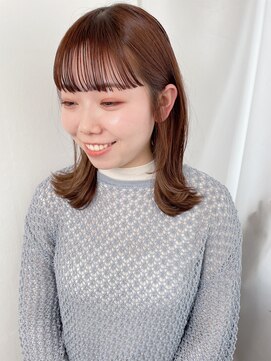 プラグ バイ ネオリーブ(plug by neolive) チョコレート×髪質改善 [髪質改善/縮毛矯正]ぱつっとロブmo