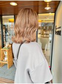 透明感カラー/切りっぱミディアム/伸ばしかけ/20代/30代/40代