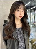 韓国ヘア レイヤーカット ワンホンヘア くびれヘア 顔周りカット