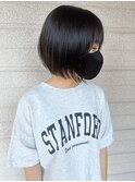 ガーリーショートボブ。