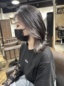 アルカナ 原宿表参道(ARCANA) 切りっぱなしボブ エアリーロング 美髪 ピンクブラウン