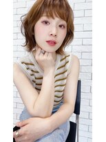 トゥーリ 二日市店(tuuli)&nbsp;大人女性◆艶レイヤー前髪ピンクベージュ 髪質改善 縮毛矯正