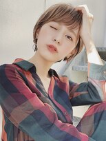 アイドットプラス 表参道(i.+omotesando)&nbsp;流し前髪小顔つや髪顔まわり簡単スタイリングショートボブヘア