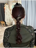 タイトな編み下ろし