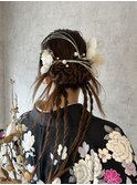 卒業式ヘアセット＋袴着付け