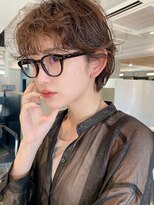 ホロ(hollo)&nbsp;前髪パーマショートプードルパーマ