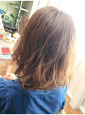 【コトノハ】大人かわいい大人ハイライト小顔秋色マロンベージュ