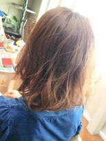 ヘアー カフェ コトノハ(hair cafe kotonoha) 【コトノハ】大人かわいい大人ハイライト小顔秋色マロンベージュ