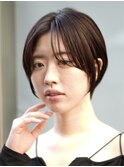 表参道白髪ぼかし髪質改善カラーウルフショートボブ40代50代60代