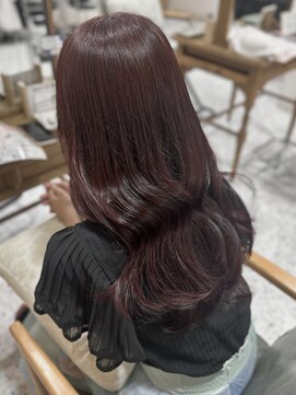 セライロ 千葉(celilo) ボルドーカラー ブリーチなしカラー 【momoka】