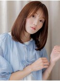 フェザーバングエアストレート艶感ワンカールロブZ越谷20代30代