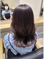 リタ(rita.) 小辻結花 韓国風くびれヘア◎ラベンダーグレージュ×艶髪