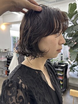 tohka 切りっぱなしボブ/ボブパーマ/デジタルパーマ