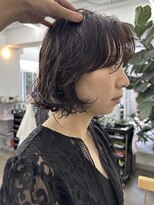 tohka 切りっぱなしボブ/ボブパーマ/デジタルパーマ