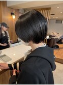 ボブを目指すための準備カット/ショートボブ/juri
