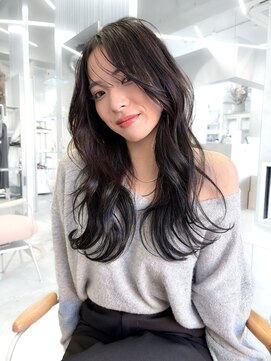 韓国くびれ巻き20代30代40代デジタルパーマレイヤー顔周りカット