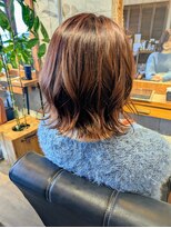 ヘアードレスビュー(hair dress V.I.E.W)&nbsp;冬におすすめ♪ピンクブラウン♪