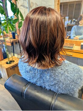 冬におすすめ♪ピンクブラウン♪