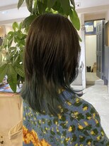 ヘアーアンドスパ エンジェイ(HAIR＆SPA enj)&nbsp;レイヤー×インナーカラー
