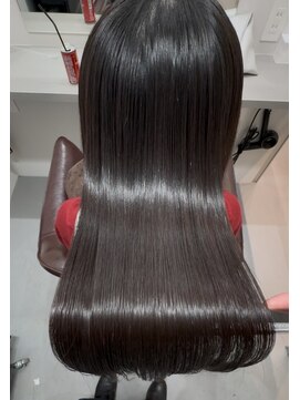 ライア 下北沢(laia) 艶髪×ダークブラウン【髪質改善　縮毛矯正　艶髪　カラー】