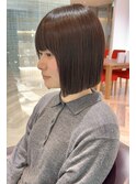 小顔を引き立てる！抜け感×顎下3ボブ×10代20代30代