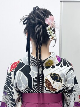 オウン(AUN) 卒業式ヘアセット