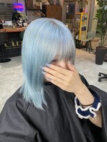 シールドヘアー 沖縄 新都心(C'LD Hair) ペールブルー/那覇美容室/新都心美容室