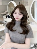 盛れるツヤくびれヘア*ブリーチなしカラーショコラブラウン