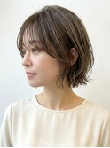 春カラー｜大人美人白髪ぼかし×髪質改善カラー明るい白髪染め