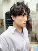 NUDE20代30代ハンサムショート パーマショート黒髪ショート