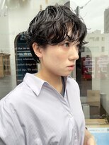 ヌード(NUDE)&nbsp;NUDE20代30代ハンサムショート パーマショート黒髪ショート
