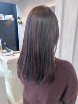 キャアリー(Caary) 福山人気20代30代髪質改善ストレート立体感ローライトラベージュ